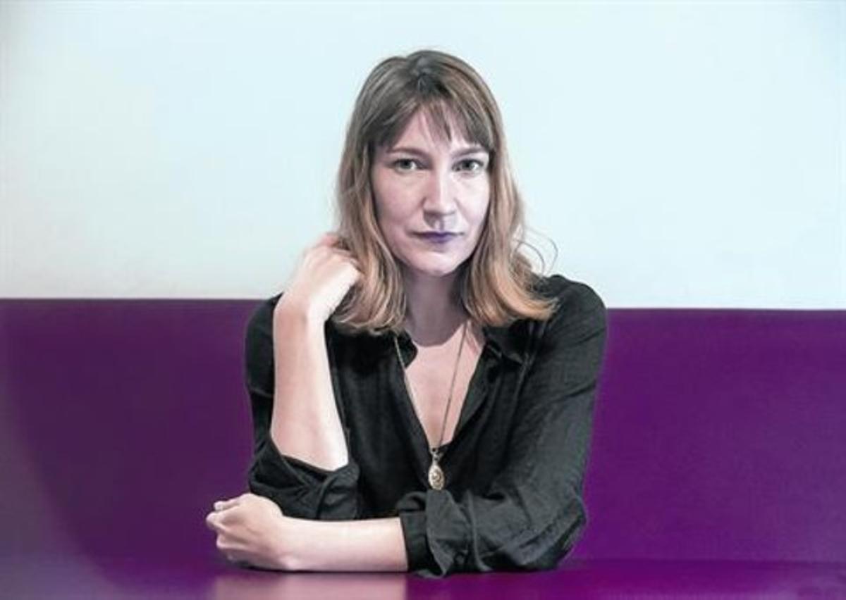 Sheila Heti, en un descans del festival Primera Persona, organitzat pel CCCB, a Barcelona. Sheila Heti, en un descans del festival Primera Persona, organitzat pel CCCB, a Barcelona.