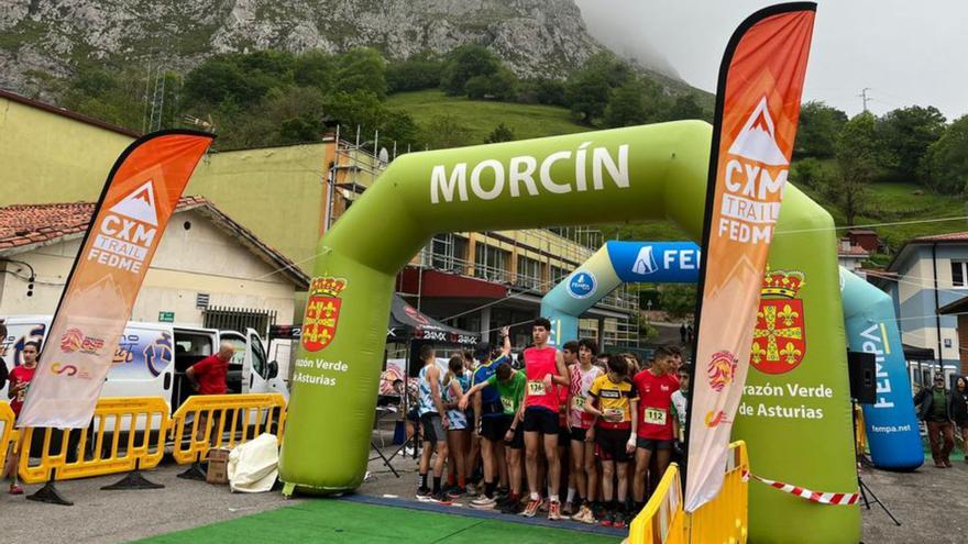 Morcín impulsa a futuros campeones: la competición escolar de carreras de montaña se despidió tras reunir a 131 deportistas de todo el país