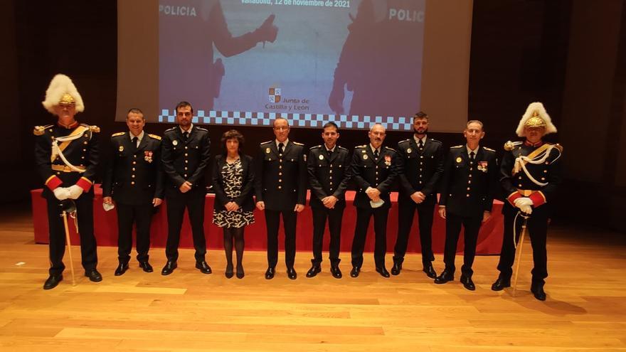 La Policía Municipal de Zamora, Medalla de Oro en Valladolid por su labor en pandemia