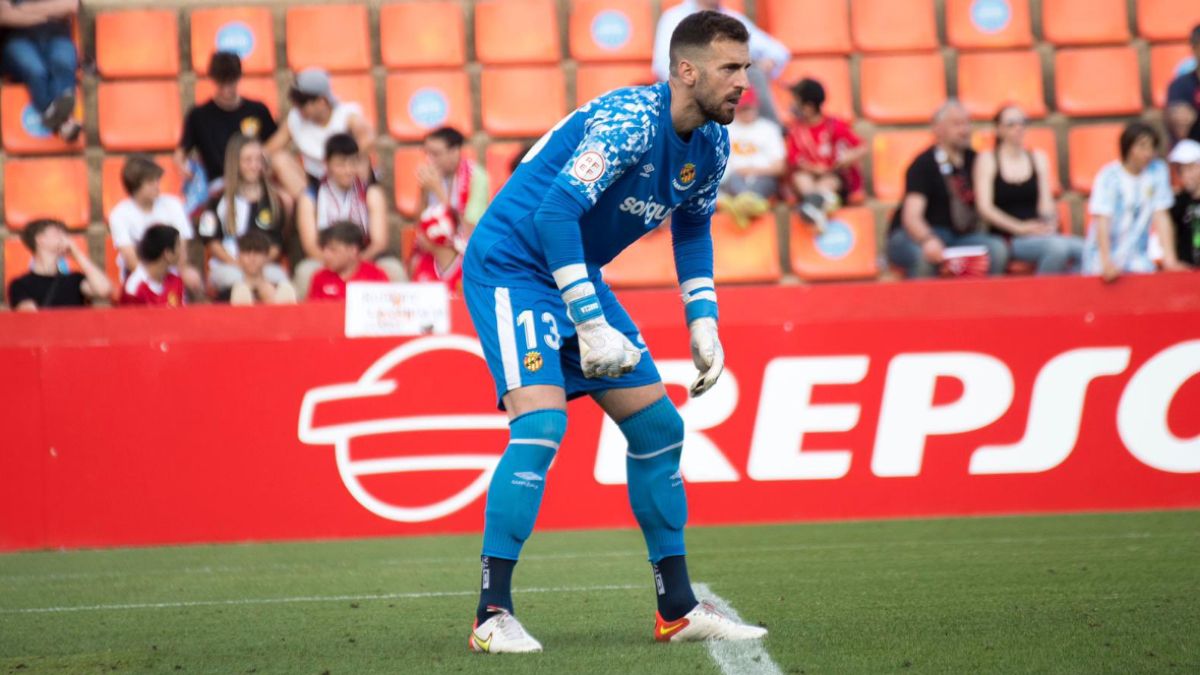 Manu García, portero del Nàstic de Tarragona