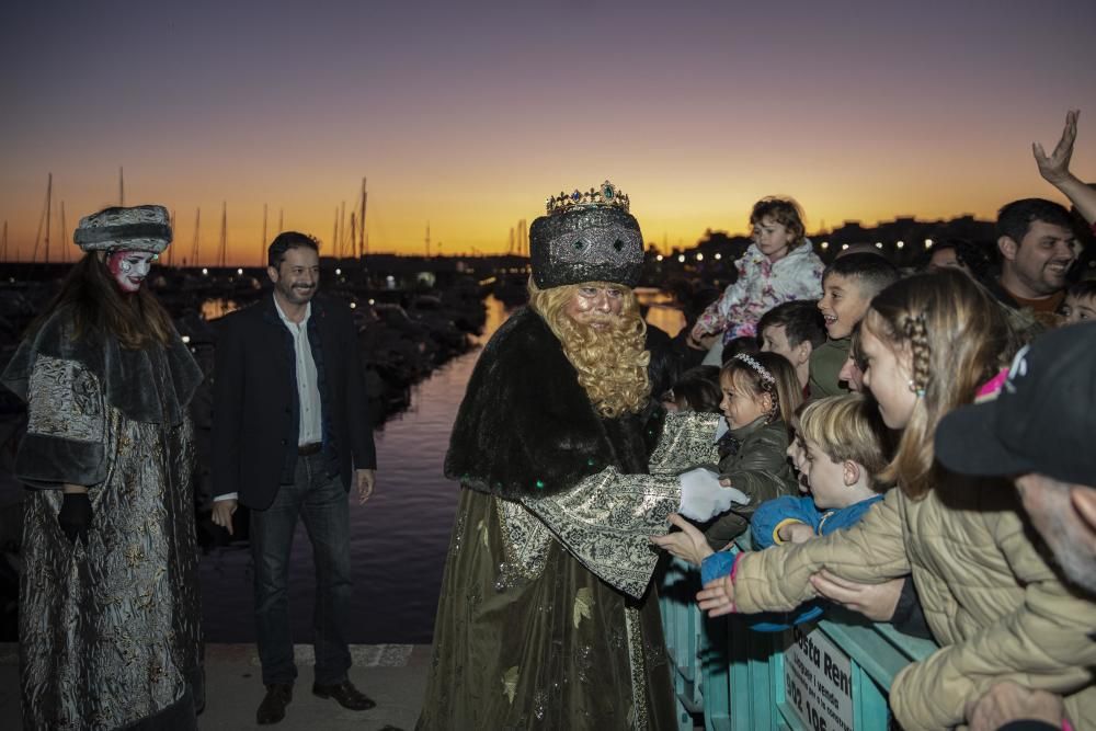 Els Reis d'Orient arriben a Blanes per mar