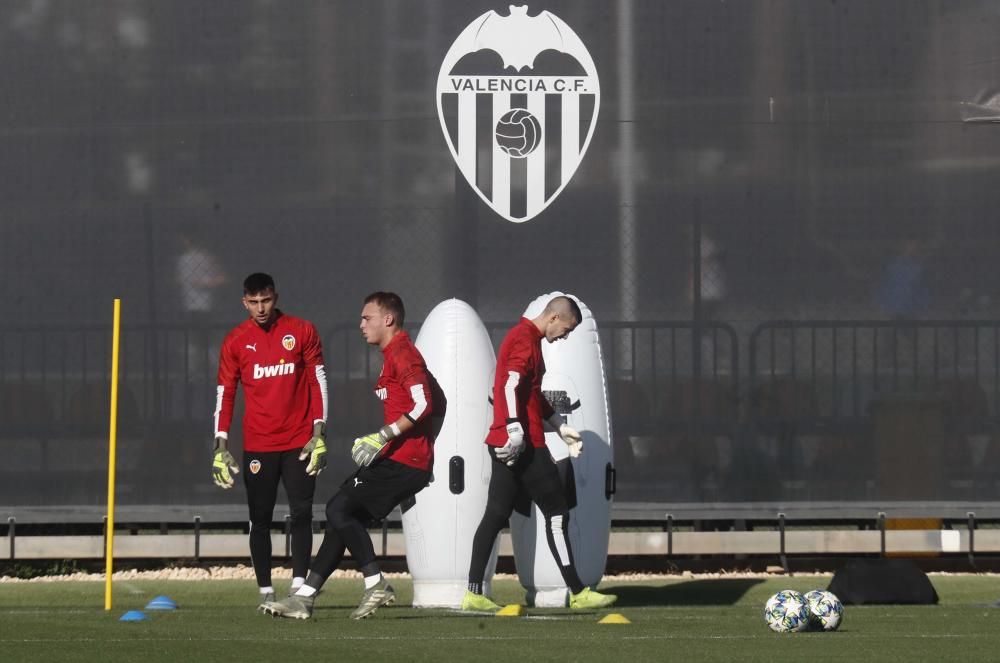 El Valencia CF trabaja en Paterna