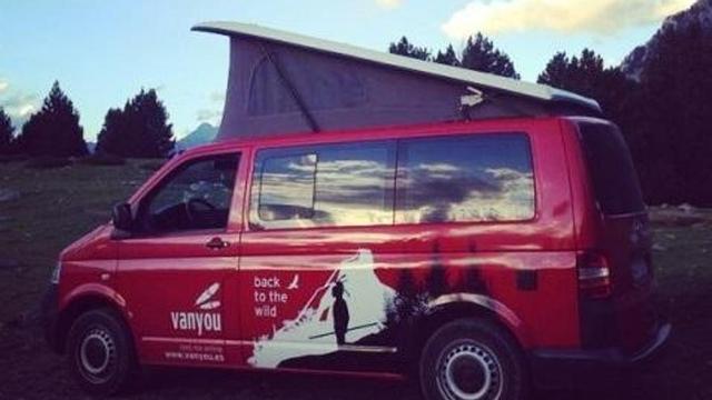 Una de las campers que alquila Vanyou