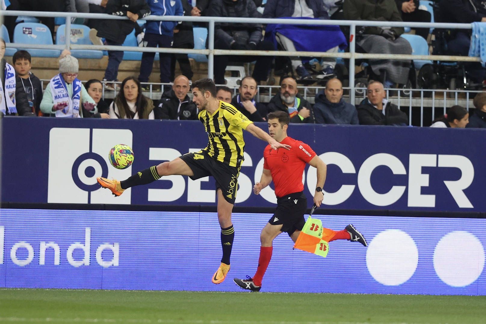 Así fue el partido entre el Málaga y el Real Oviedo