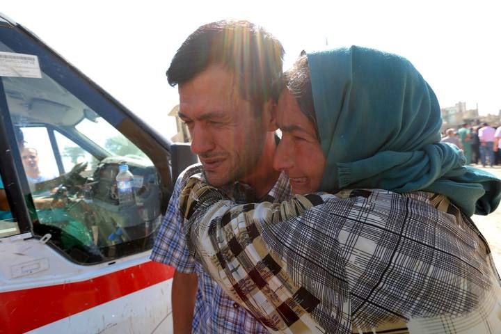 Entierran a Aylan, su hermano y su madre en Kobani