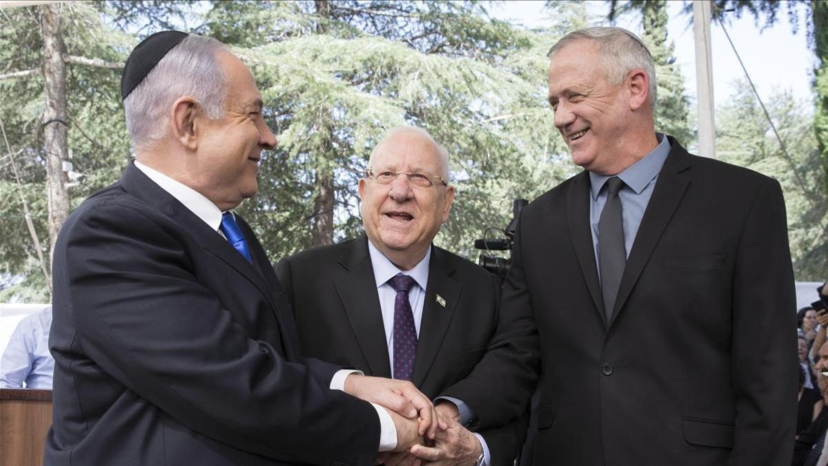 pacto de gobierno en israel netanyahu gantz