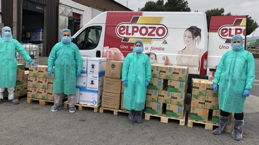 El Pozo Alimentación dona al Ministerio de Sanidad un millón de unidades de protección sanitaria