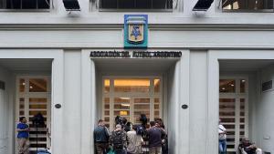 Fotografía de archivo que muestra la fachada de las instalaciones de la Asociación del Fútbol Argentino (AFA) en Buenos Aires (Argentina)