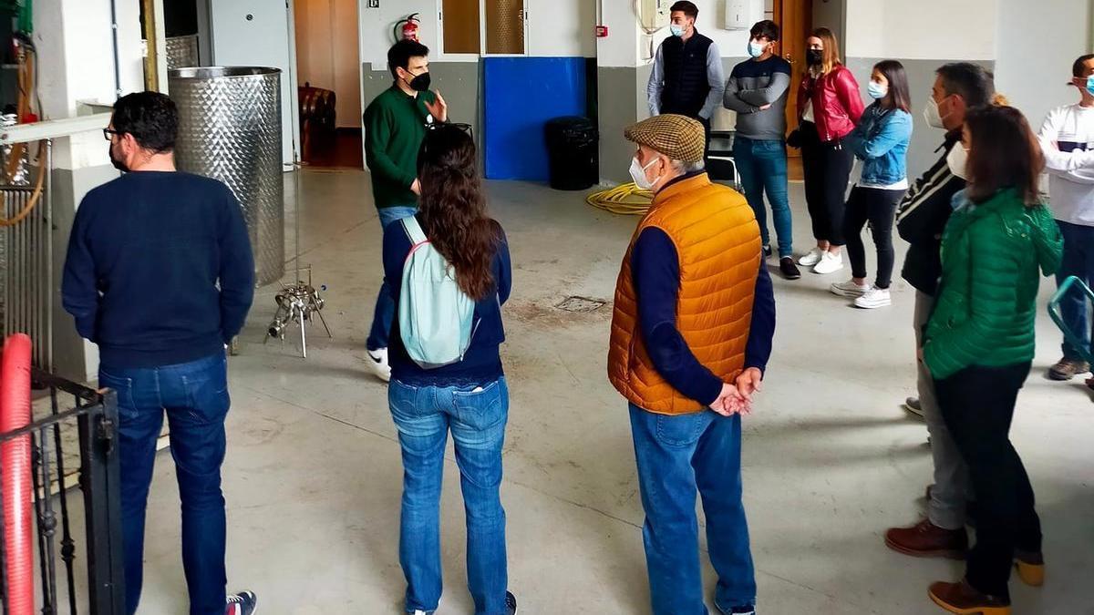 Estas vacaciones de Pascua se han realizado varias visitas a las Bodegas Alcovi.