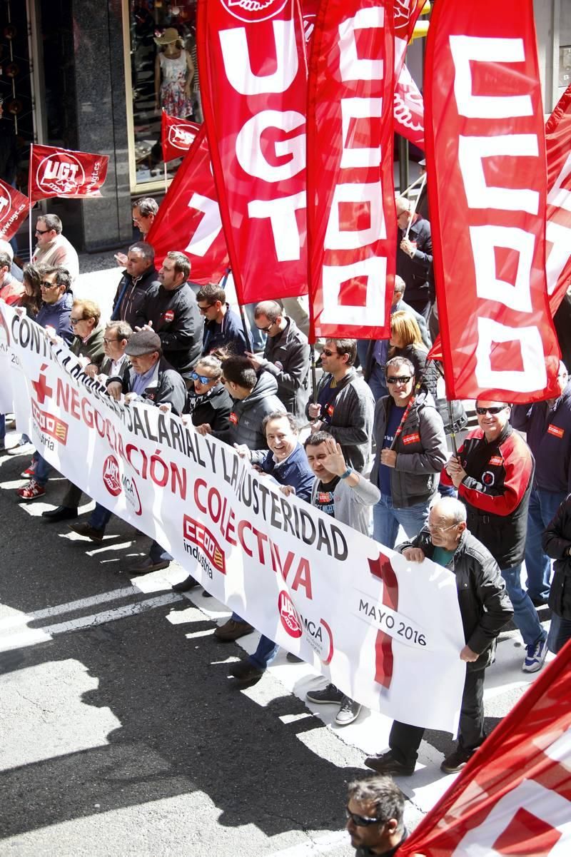 Escenas del Día del Trabajador en Zaragoza