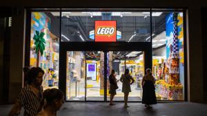 La tienda Lego en el Passeig de Gràcia de Barcelona
