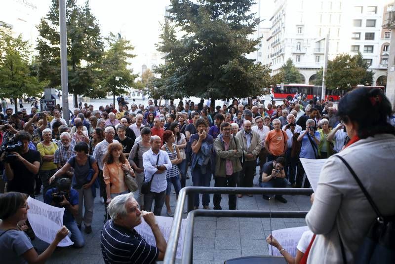 Protesta en Zaragoza por la inacción europea en Siria