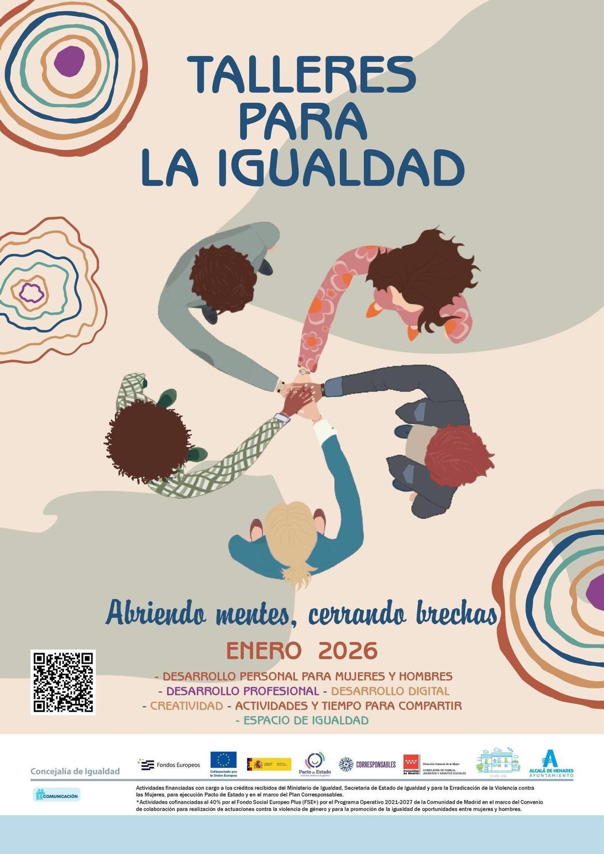 Cartel Talleres para la Igualdad