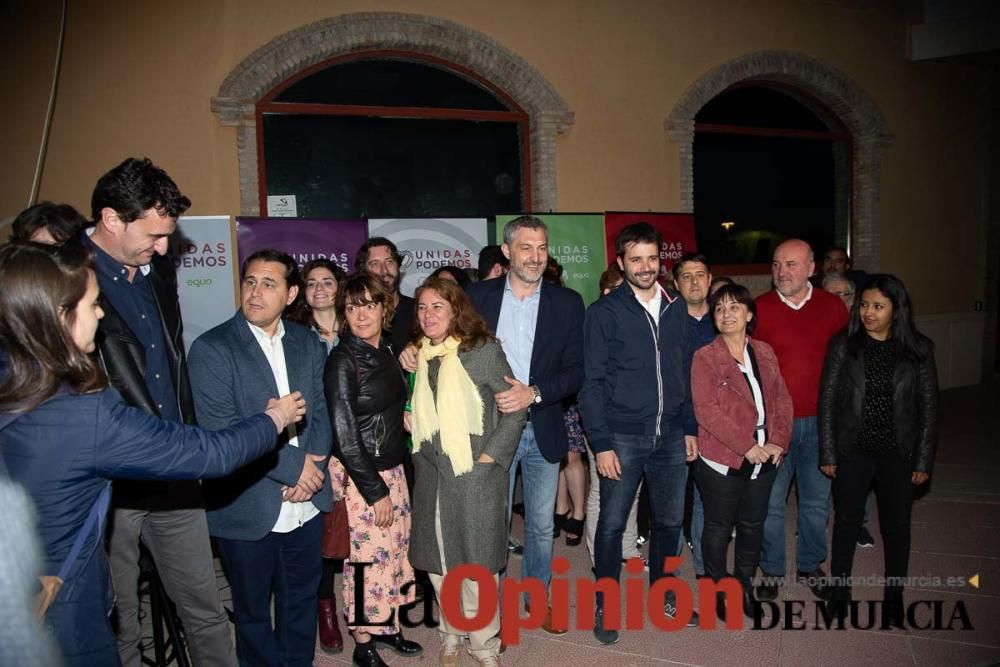 Noche electoral en la sede de Unidas Podemos