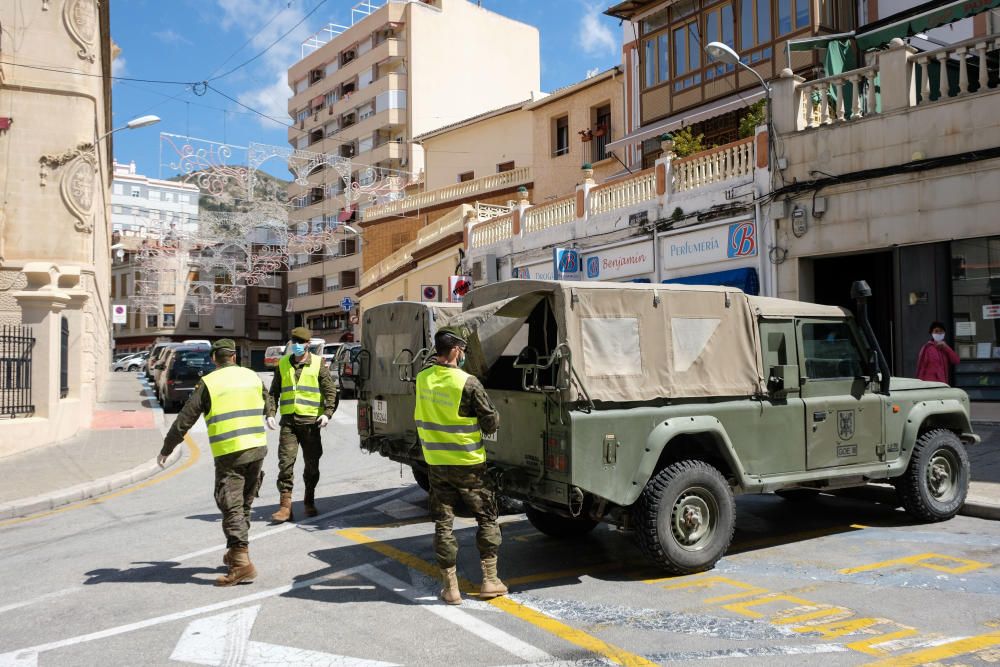 Elda y Petrer reciben a los boinas verdes en la Operación Balmis contra el Covid-19