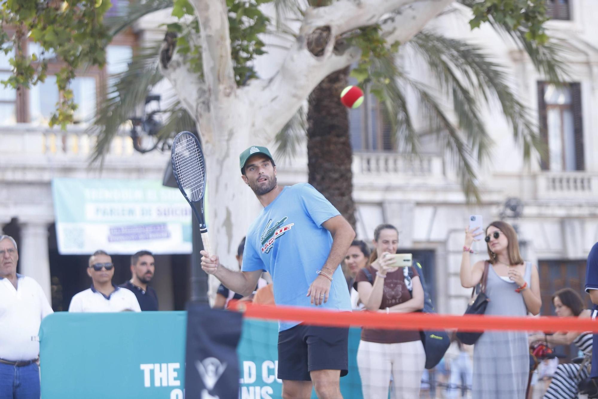 Fiesta del tenis en València por la Copa Davis