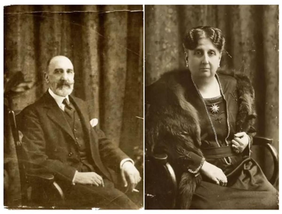 Alfonso Ahumada Tuero y María Josefa Heredia Gómez, marqueses de Monte-Alto.