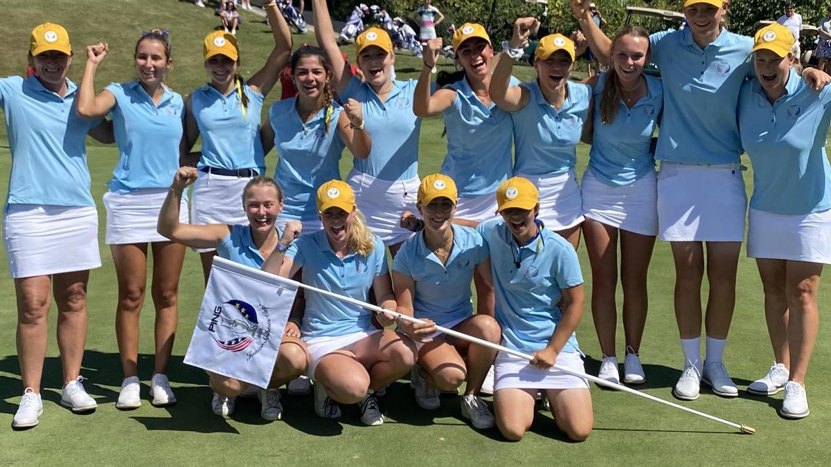 Una golfista de Castellón gana la Junior Solheim Cup, la Ryder Cup femenina sub-18