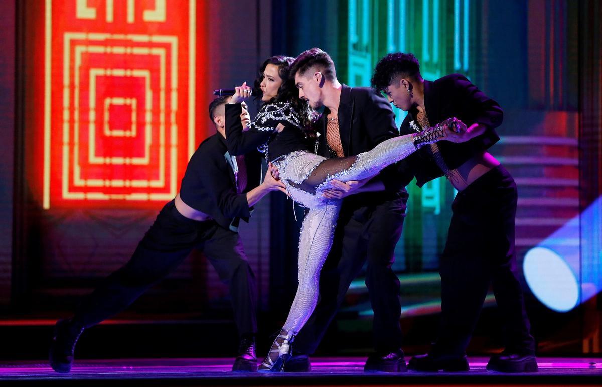 La cantante Chanel en el Benidorm Fest 2022