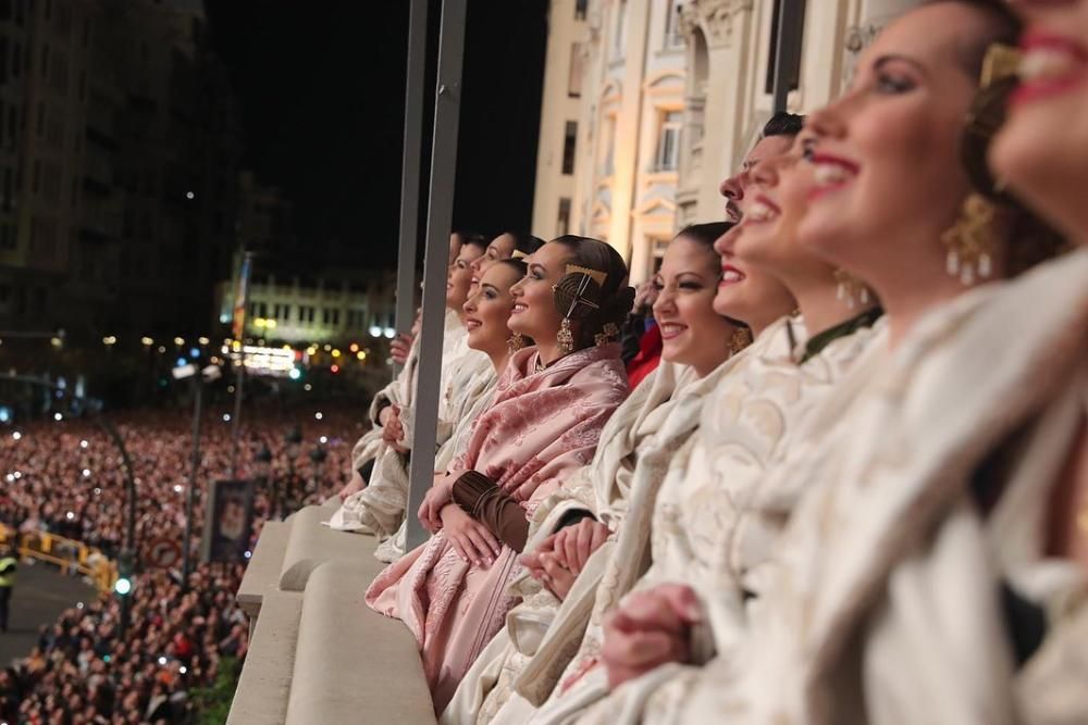 Fallas 2020. Mascletà nocturna del día 7