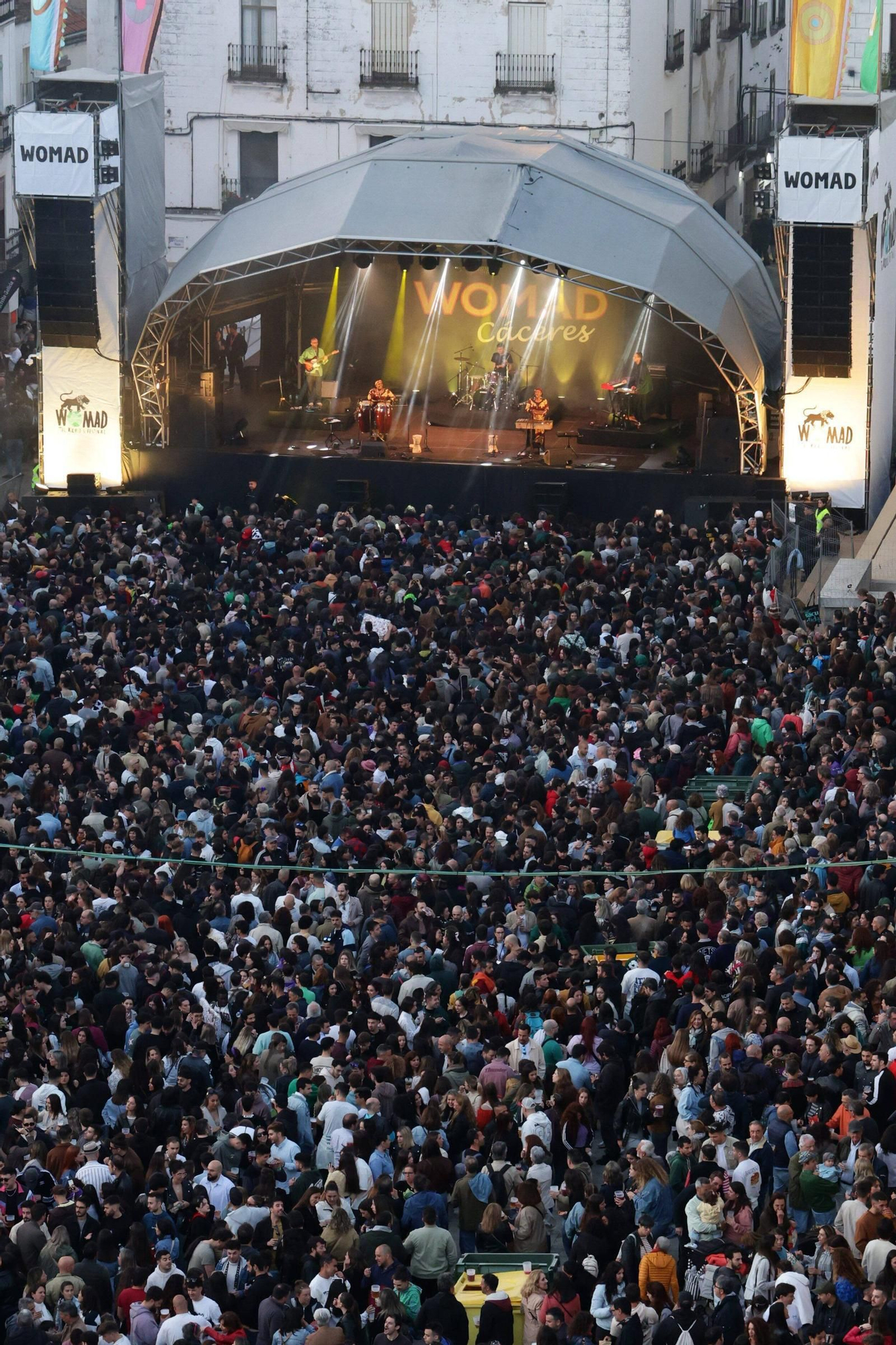 Las imágenes del sábado de Womad en Cáceres