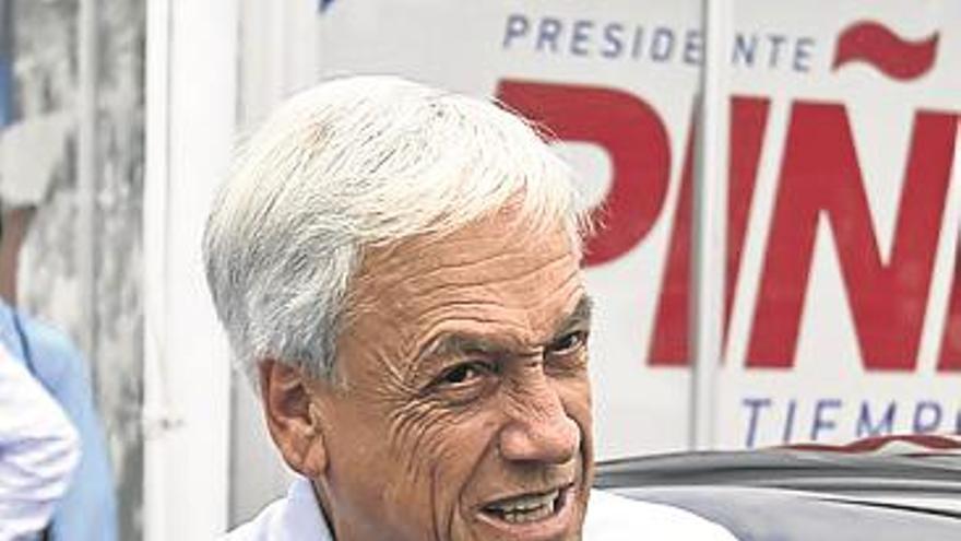 La izquierda amarga las aspiraciones de Piñera