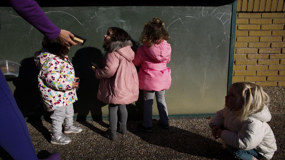 Una actividad en la Escuela de Educación Infantil de La Magdalena, en una imagen de archivo.