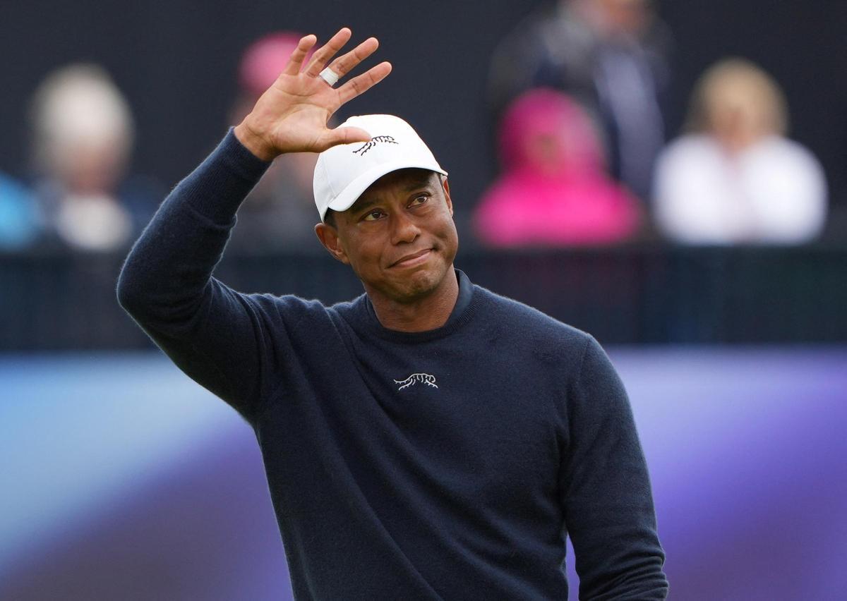 Tiger Woods, en el Abierto Británico.