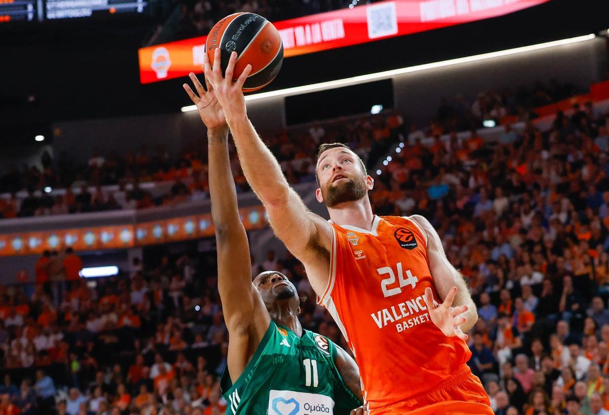 Cruel derrota sobre la bocina de Valencia Basket y Panathinaikos en el Roig Arena