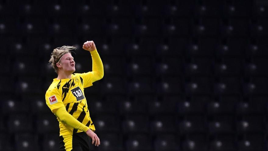 Haaland no tiene techo: El póker del noruego ante el Hertha