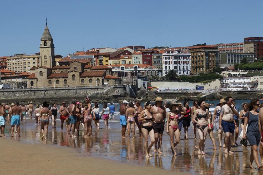 Día de playa en Asturias