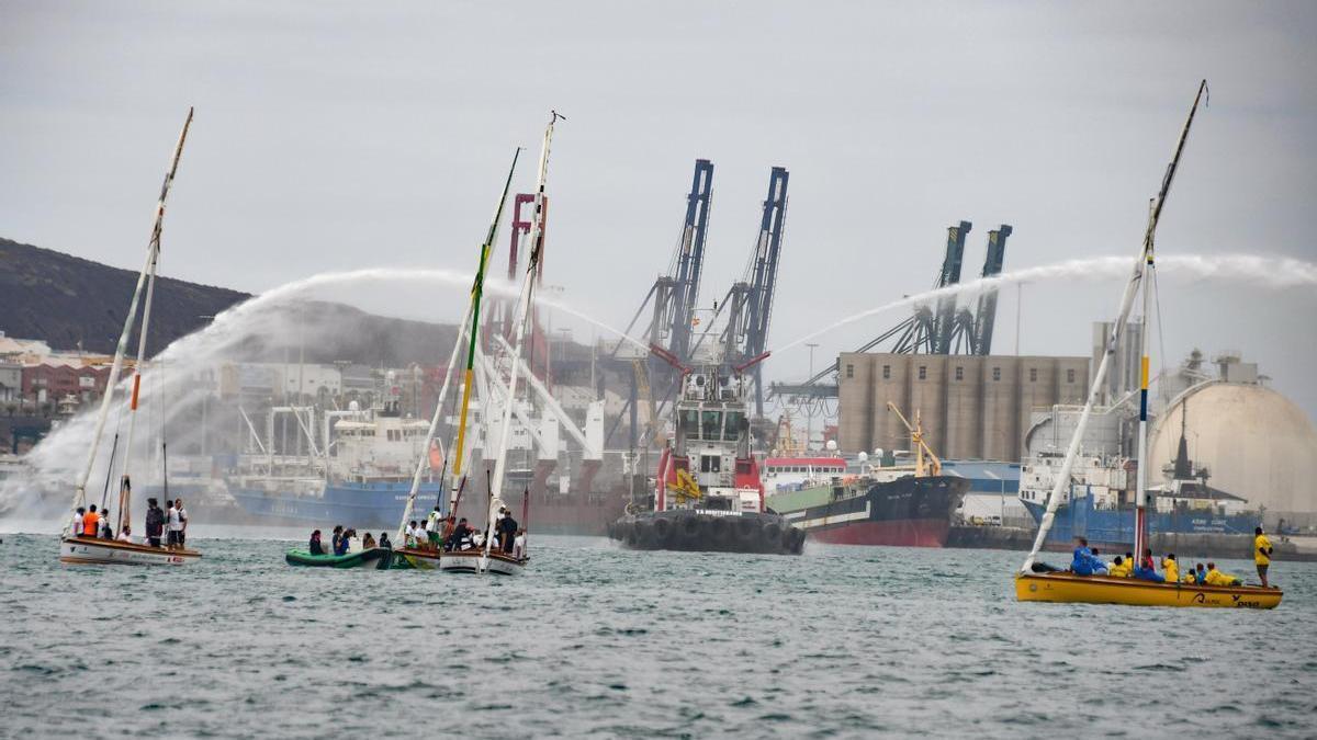 Los botes rindieron un sentido homenaje a Pedro Texaco