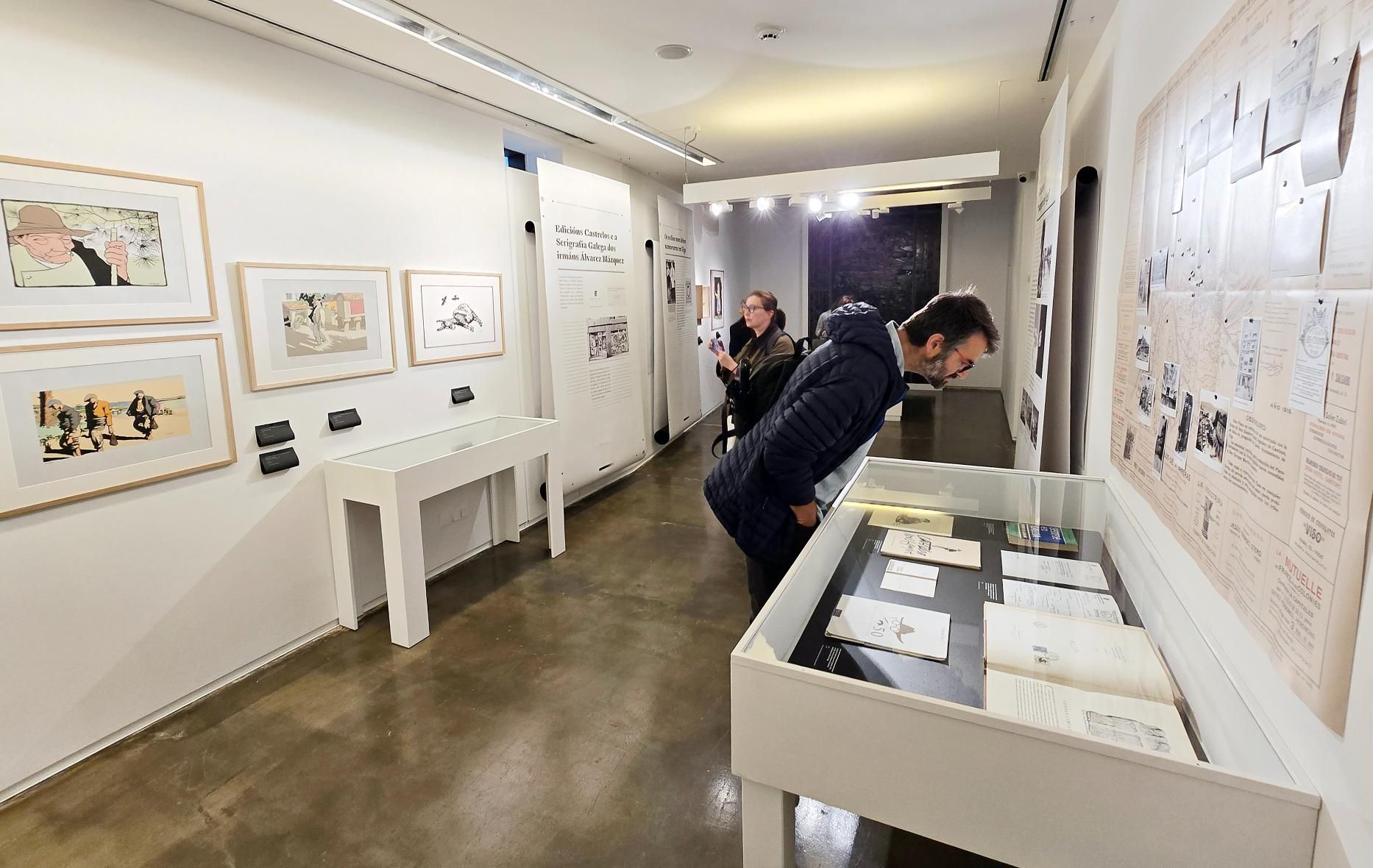Castelao na Pinacoteca Fernández del Riego