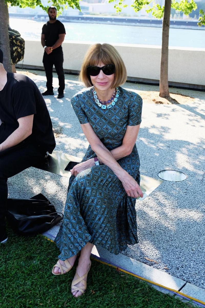 Front Row semana de la moda NY, Anne Wintour en Yeezy