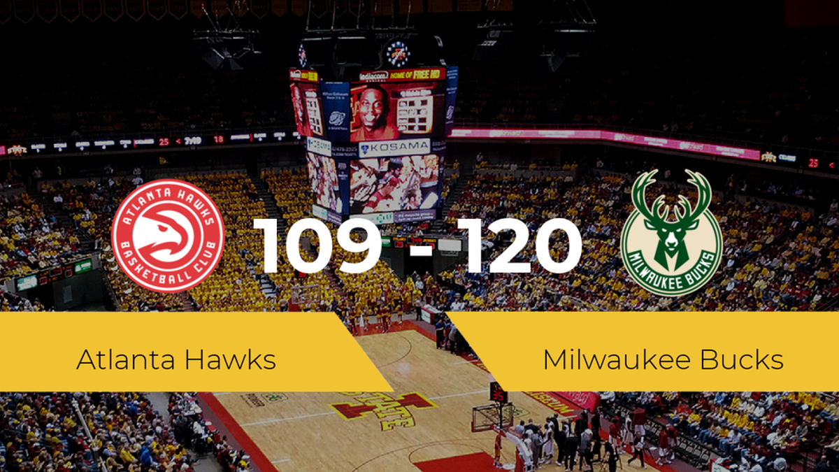 Milwaukee Bucks se hace con la victoria contra Atlanta Hawks por 109-120