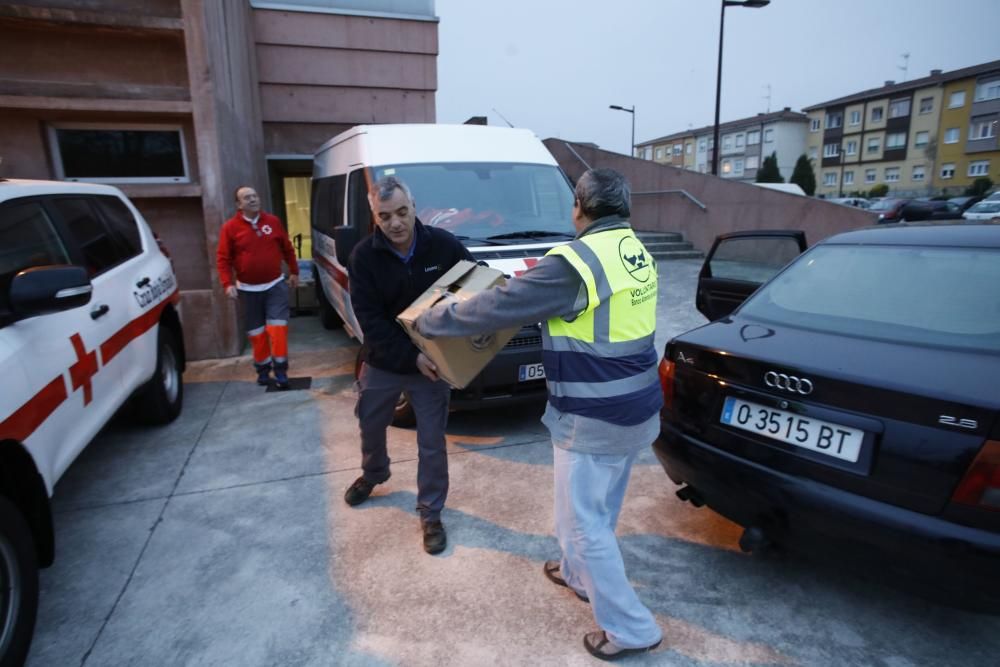 La Tejerona (Gijón) preparado para los "sin techo"