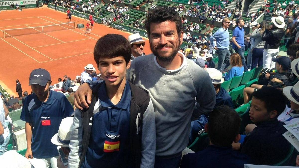 Carlos Santos y Carlos Alcaraz