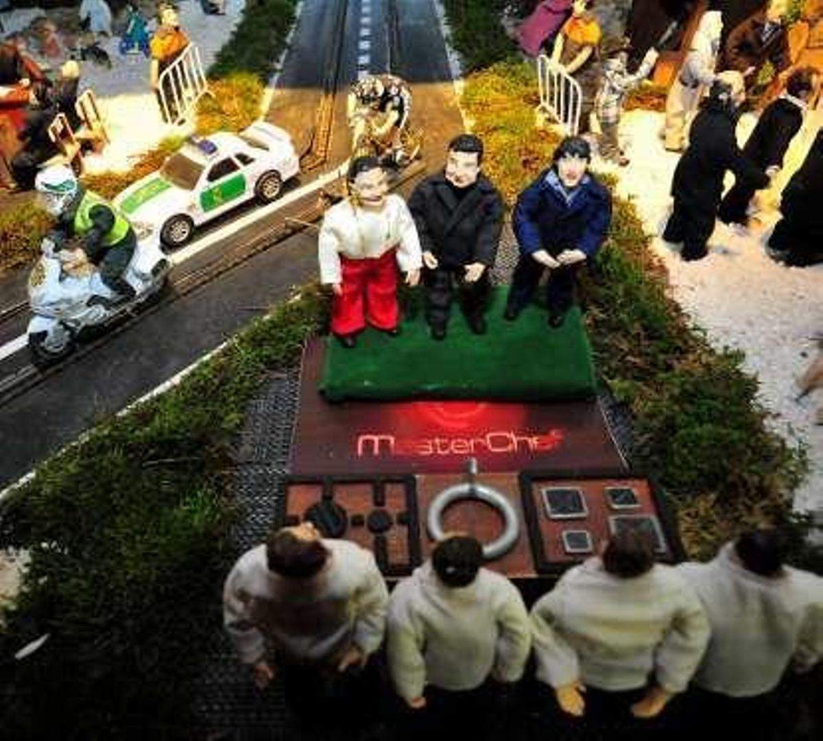 El Belén Artesanal de Valga ya desata pasiones y empieza a recibir numeroso público de toda Galicia