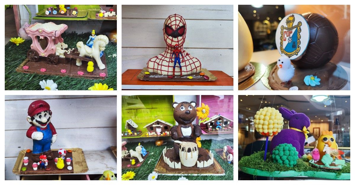 Los escaparates de Grado en Pascua, en imágenes