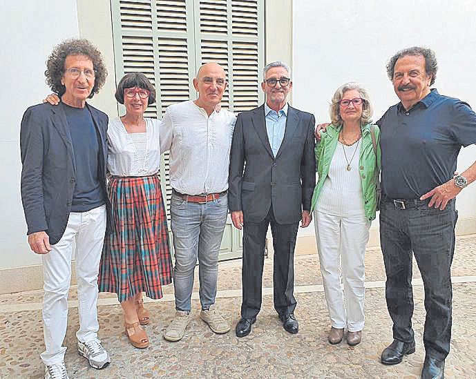 Cuki Pons, María José Moreno, Tomeu Caldentey, Pepe Luis Ferriol, Francisca Fiol y Carlos Pons.