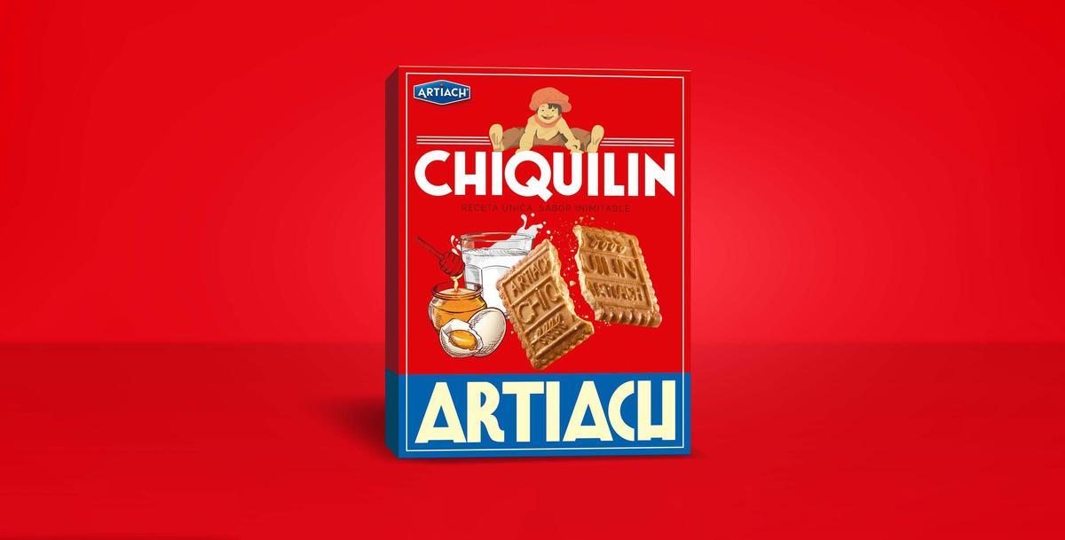 Una caja de galletas Chiquilin tras el rediseño llevado a cabo por D.Pack