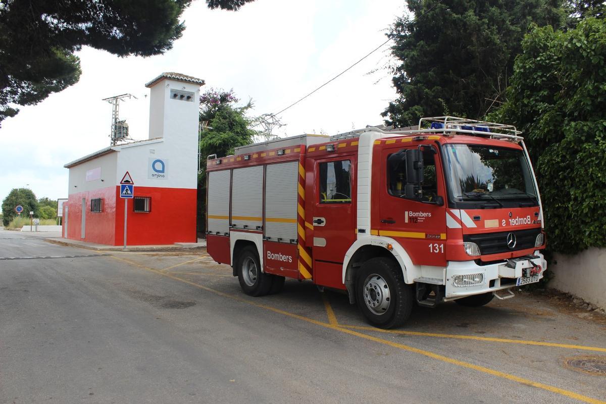 Imagen de archivo del retén de bomberos de Xàbia