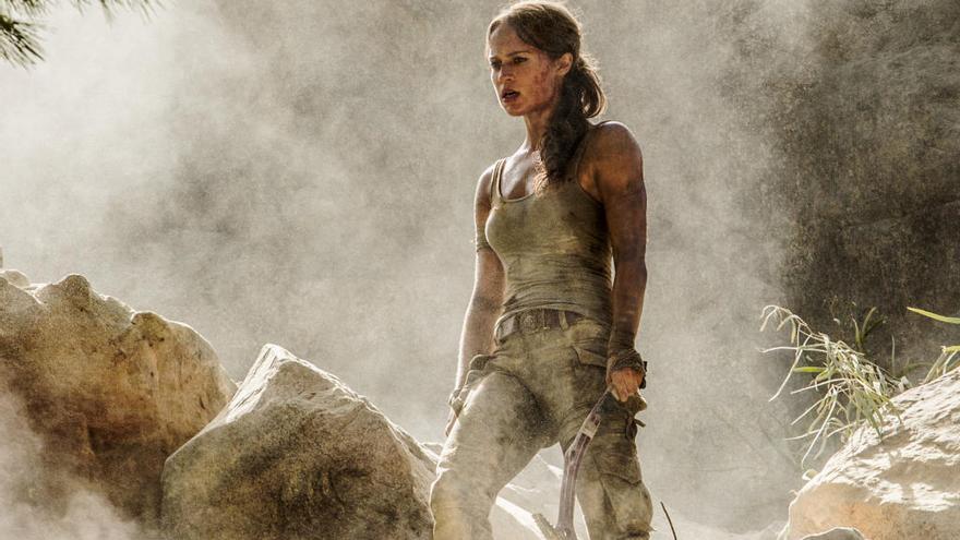 Una imatge del film &#039;Tomb Raider&#039;.