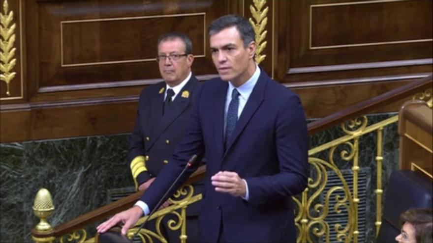 Sánchez adverteix que si cal aplicarà el 155 a Catalunya