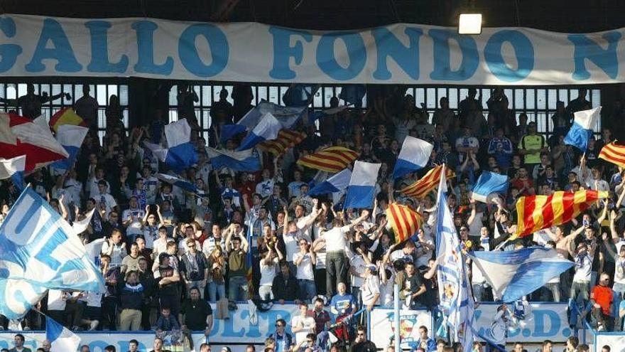 Antiviolencia multa al Real Zaragoza con 20.000 euros por un tifo del Ligallo