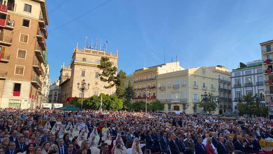 El Himno de València cerró, junto al de España y como es habitual, la Misa d'Infants