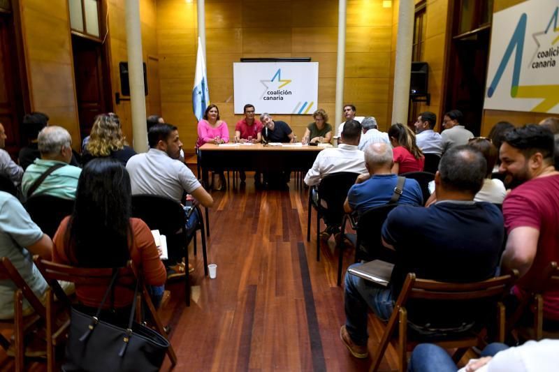 01-10-19 CANARIAS Y ECONOMIA. SEDE COALICION CANARIA. LAS PALMAS DE GRAN CANARIA. Reunión del Comite Insular de Coalición Canaria. Fotos: Juan Castro.  | 01/10/2019 | Fotógrafo: Juan Carlos Castro