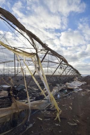 Invernaderos, abandonados en el sureste