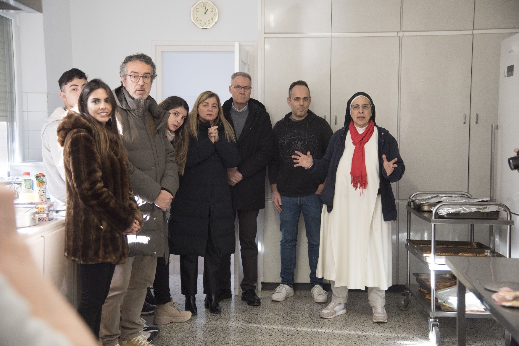 Les imatges de la celebració de centenars d'ucraïnesos al convent de Santa Clara