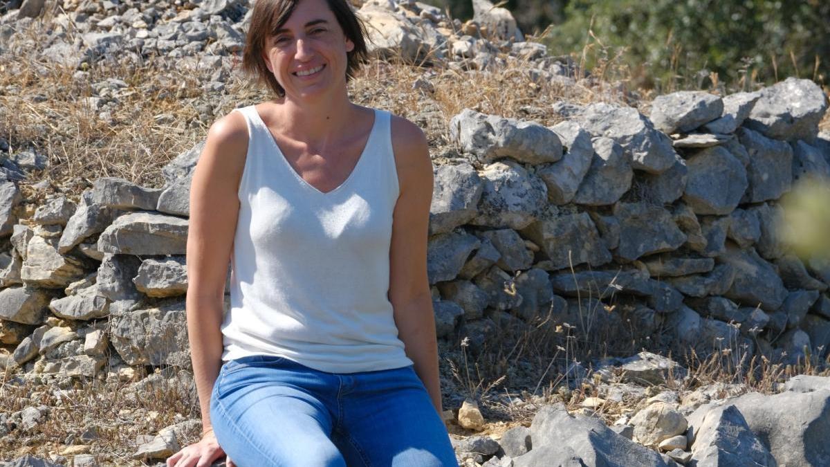 Maite Oliva, una de les impulsores de la Setmana de la Pedra Seca.